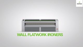 Flatwork ironer for hotels by Domus 2020  wwwdomuslaundrycom [upl. by Malinde702]