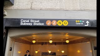 MTA New York City Subway A Tour Of The Canal Street Station [upl. by Woolson]