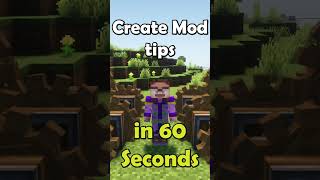 Create Mod Tips in 60 seconds RPM createmod create minecraft [upl. by Anuqahs]