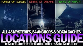 All 3 Shattered Realm Complete Location Guide  All 45 Mysteries 54 Anchors amp 9 Data Caches [upl. by Dianthe530]