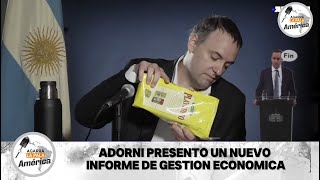 ADORNI presento un nuevo informe de gestión económica del gobierno de MILEI [upl. by Aij826]