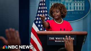 LIVE White House holds press briefing  NBC News [upl. by Goggin302]