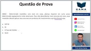 QUESTÃO 28002  PTAX CPA10 CPA20 CEA AI ANCORD [upl. by Aisak]