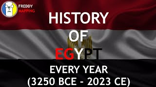 HISTORY OF EGYPT  EVERY YEAR [upl. by Hadias]