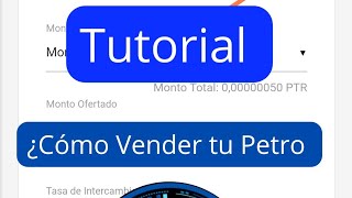 ¿Cómo cambiar el Petro a Bolívares ¿Cómo cambiar mi medio Petro Monedero Patria Intercambio [upl. by Atiseret]