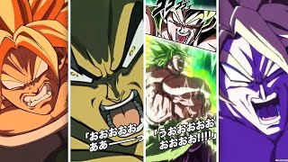 ALL ANIMATIONS 9TH ANNIVERSARY DOKKANFEST LR SSJ BROLY SUPER ATTACKS DBZ Dokkan Battle [upl. by Earlene87]