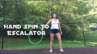 Hand Spin to Escalator ComboTutorial [upl. by Lahtnero]