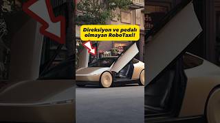 Direksiyon ve pedalı olmayan Tesla CyberCab 🔥 [upl. by Mears]