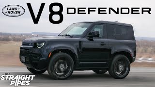 CUTE 2023 Land Rover Defender 90 V8 Review [upl. by Leibarg]