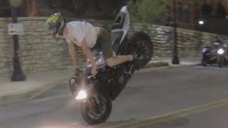 Extreme Motorcycle Stunts  Tricks Street Biker Rides Wheelies  Rolling Stoppies On Stunt Bike [upl. by Jada]