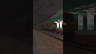 13434  Malda Town SMVT Bengaluru Amrit Bharat Exp skipping Baitarani Road mstslive openrails [upl. by Franck]