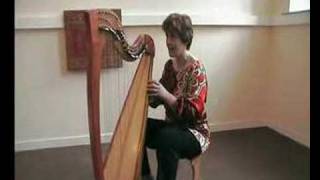 Basic Harp Techniques  Sitting Position [upl. by Tinya]