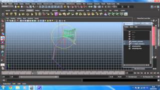 Animation in Maya 2015  Rig and animate a lamp  9 Animate the head of the lamp using FK [upl. by Wellesley]