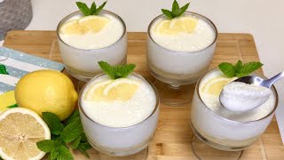 Dessert 🍋 Sans cuisson en 5min‼️ Dessert Facile Rapide et ce dessert rafraîchissant 😋👌 [upl. by Medlin]