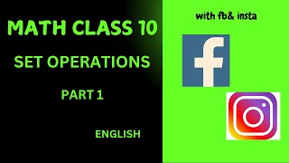 Understanding Set Operations  Union Intersection Difference amp Complement  Class 10 Math  Part1 [upl. by Notsag]