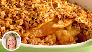 Professional Baker Teaches You How To Make APPLE CRISP [upl. by Mcconnell]