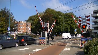 Spoorwegovergang Veenendaal Centrum  Dutch railroad crossing [upl. by Diana]