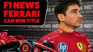 F1 News Leclers says Ferrari can still win title [upl. by Euginomod]