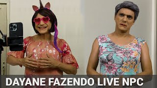 Dayane fazendo Live NPC [upl. by Ilysa]