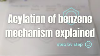 Acylation of benzene mechanism [upl. by Witte930]