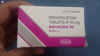 BRIVAZEN 50 Tablet  BRIVAZEN Tablets  BRIVARACETAM Tablets  BRIVAZEN 50mg Tablet Uses Dosage [upl. by Ennoval]