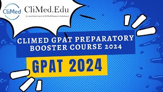 Biochem Biotech amp Cognosy  Class 7 2342024  CliMed GPAT Preparatory Booster Course 2024 [upl. by Eslehc574]