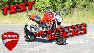 MotoVlog N°68  Essai  Ducati Monster 1200  roadster sauce bolognaise \ ducati monster1200 [upl. by Oalsinatse806]