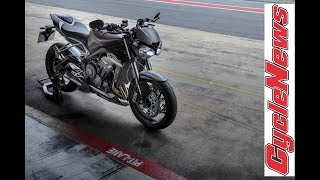 2017 Triumph Street Triple 765 RS First Test  Cycle News [upl. by Morena]