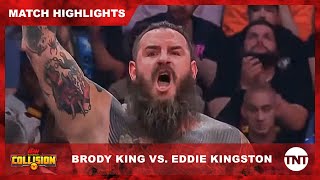 Brody King and Eddie Kingston Collide in the Main Event  AEW Collision  TNT [upl. by Aliemaj]