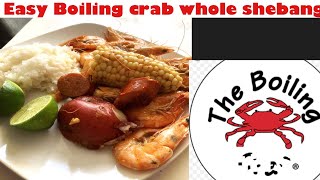 Boiling Crab whole shabang recipe [upl. by Lipkin]