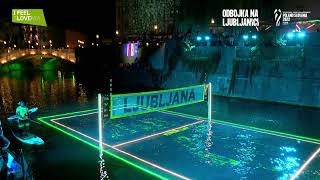 LivestreamVoleyball on the Ljubljanica river– Odbojka na Ljubljanici [upl. by Carnay446]