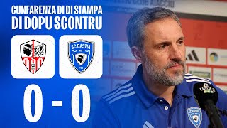 J10  AC Ajaccio 00 SC Bastia A Cunfarenza di stampa di Benoît Tavenot [upl. by Herbst838]