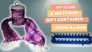 Quickly Create A Scarf With Matching Gift Container [upl. by Naleag]