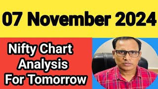 Nifty 7 Nov 2024 Chart Analysis For Tomorrow  Nifty Buyer Active Tomorrow [upl. by Norval901]