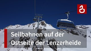 Seilbahnen LenzerheideValbella Ostseite [upl. by Asilem569]