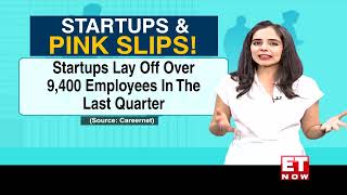 Coverage of Careernets Report on Startup Funding Vs layoffs Q1 2023 by ET Now [upl. by Kerad]