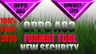 OPPO A83 CPH18271729 PATTERN UNLOCK FREE TOOL [upl. by Aehsal]