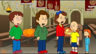 GoAnimate Caillou gets grounded on Halloween [upl. by Niaz]