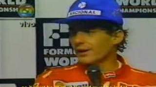 Interlagos 1991  Interview ENGLISH SUBTITLES [upl. by Ahseei]