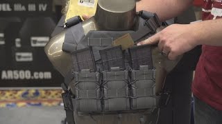 SHOT Show 2015 AR500 Armor New Products [upl. by Dylana]