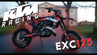 KTM EXC 125 TUNING STORY I Supermoto Dream Bike [upl. by Hintze]