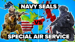 SAS Soldiers vs US Navy SEALs  Military Training Comparison [upl. by Frederica128]