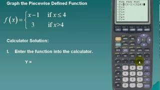 Piecewise and Step Functions using the TI8384 [upl. by Villada]