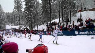 Oslo 2011 Word Ski Championships Holmenkollen Mens Pursuit 30km [upl. by Euqcaj]