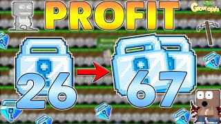 BIG MASS PROFIT 26 DL TO 51 DL UP TO 67 DL PROFIT RANGES  MANNEQUIN MASS PART 22  GROWTOPIA [upl. by Kired692]