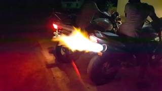 Honda Hornet Backfireıllıllı [upl. by Annahsal952]