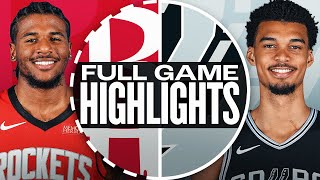 ROCKETS at SPURS  FULL GAME HIGHLIGHTS  October 26 2024 [upl. by Dnalyr]