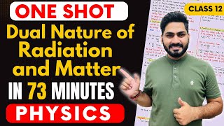 One shot of Dual nature of Radiation and Matter  Class 12 Physics  Sunil Jangra [upl. by Fabiola]