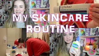 My Skincare Routine  Epiduo [upl. by Beghtol]