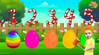 Surprise Eggs Kids Songs  Tinga Toons Hindi Rhymes  Nursery Rhymes [upl. by Shaylynn]